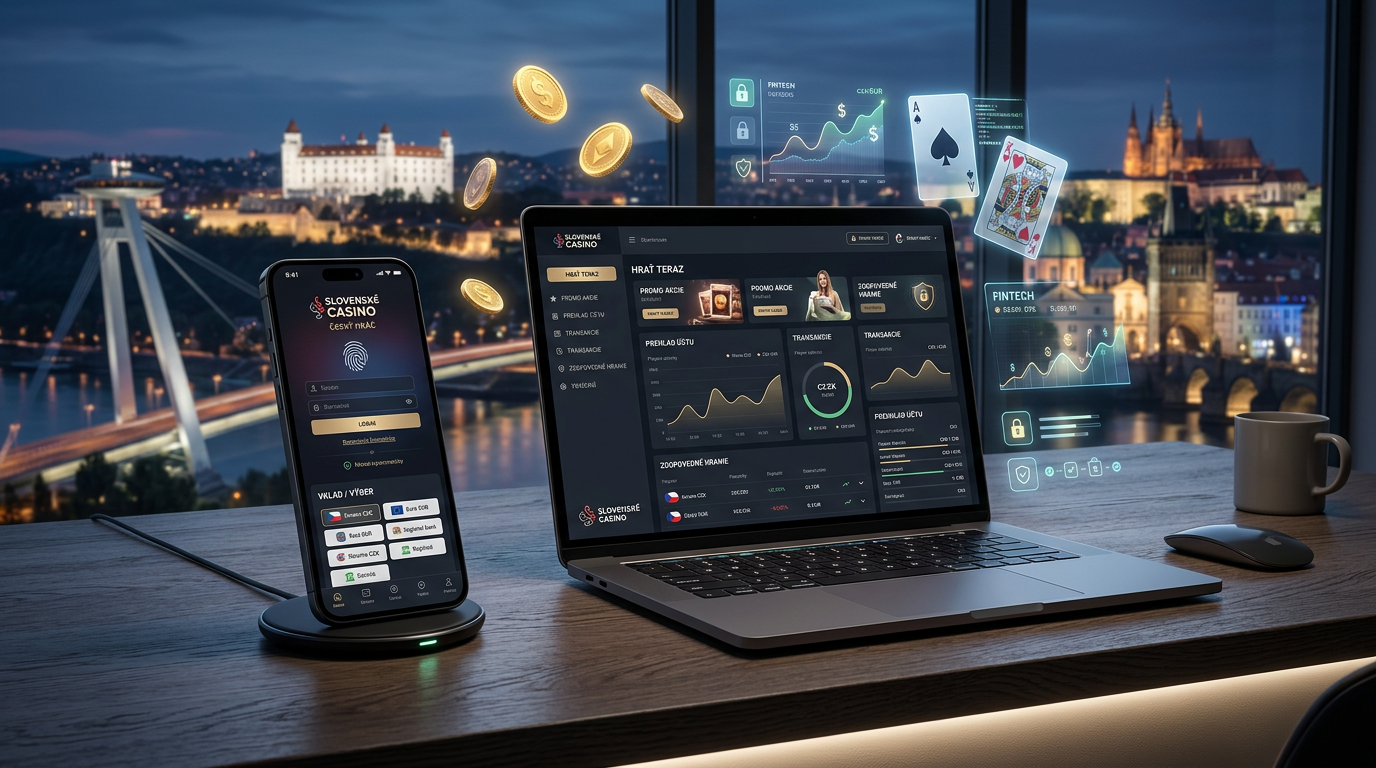 Slovenské online casino pro české hráče v roce 2026 - digitální herní rozhraní