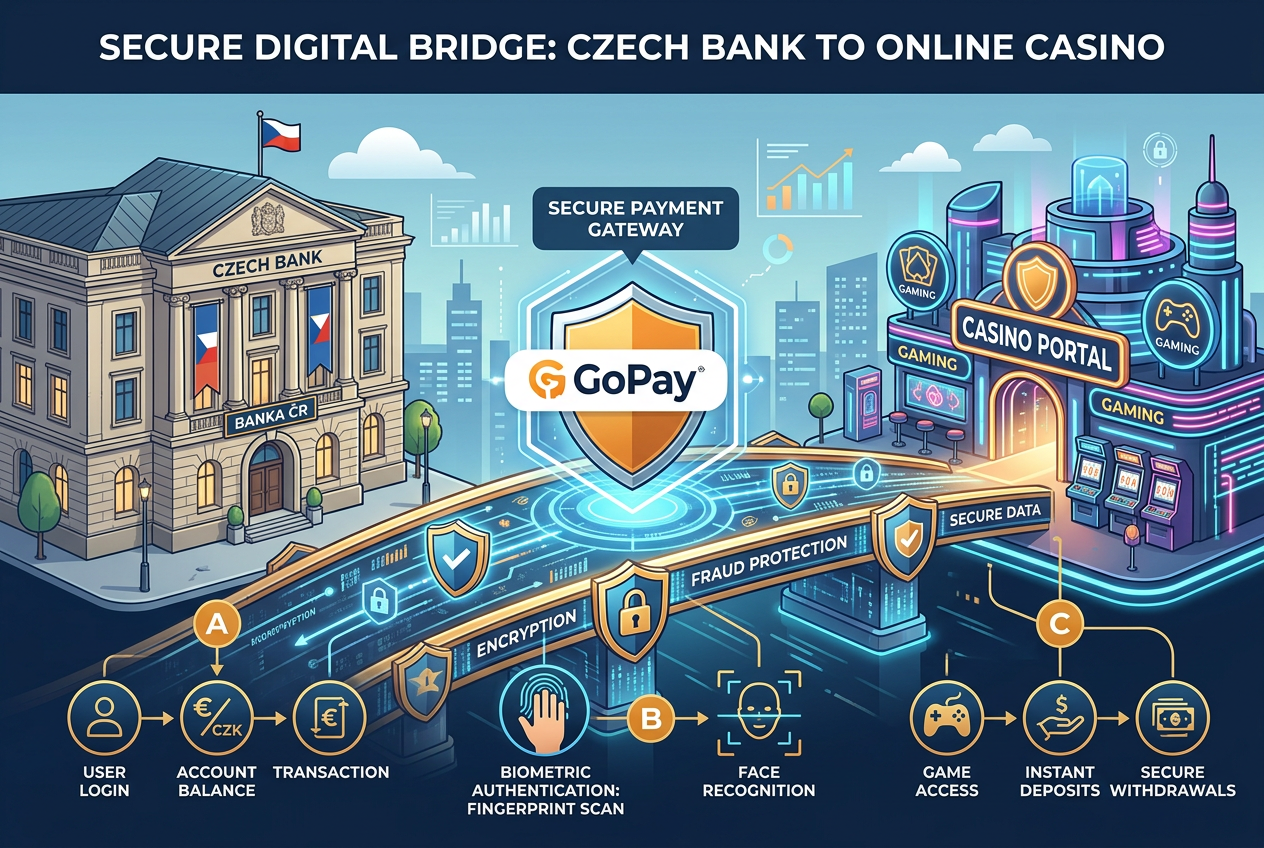 Bezpečné propojení banky a kasina přes GoPay